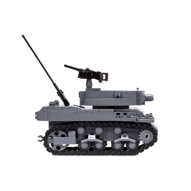 qwer 75mm Howitzer Motor Carriage Model MOC Building Bricks War Equipment Modular Technology Gifts Holiday Assemble Children Toy