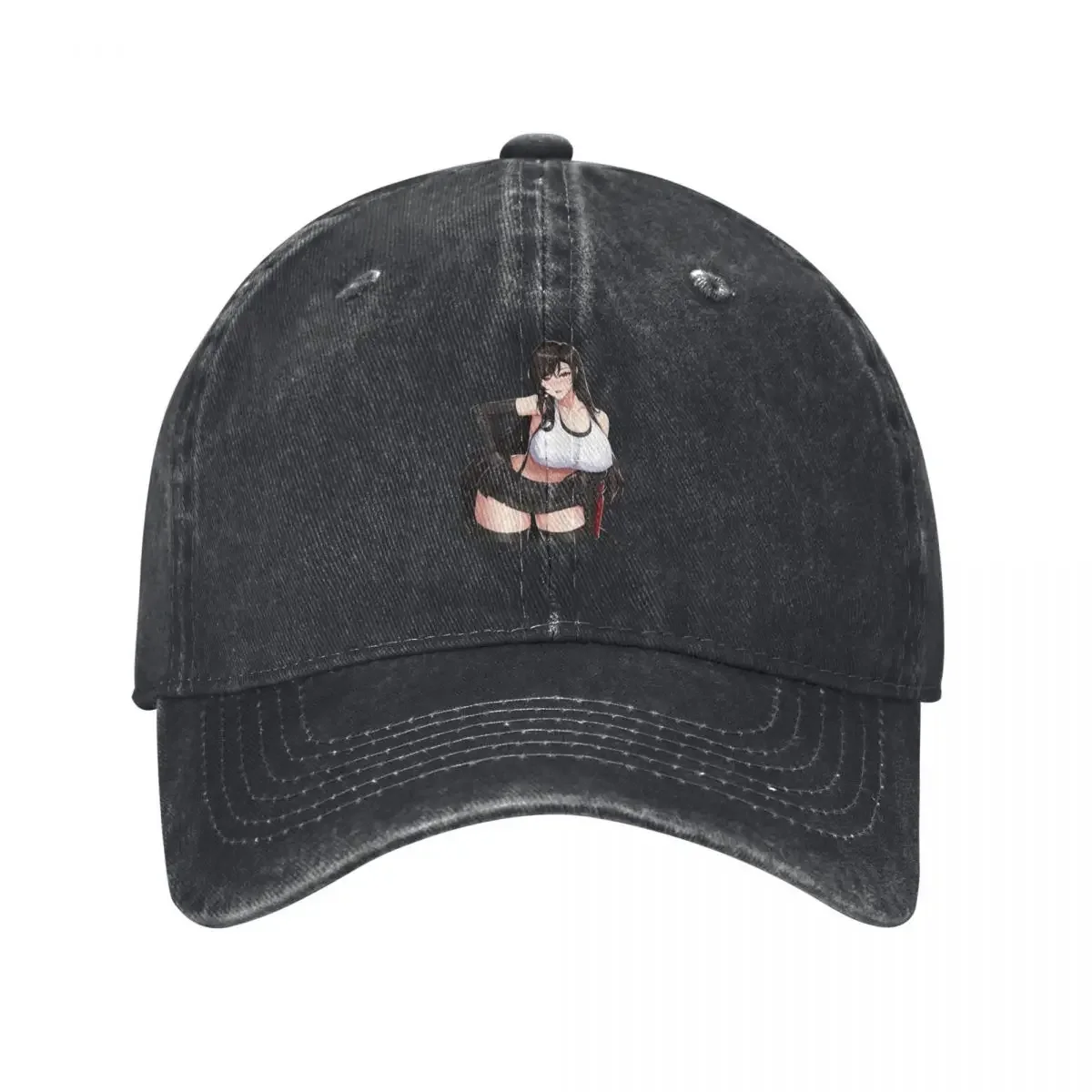 Big Boobs Tifa Lockhart FF7 Remake Baseball Cap Brand Man cap Hat Man Luxury Mens Women's