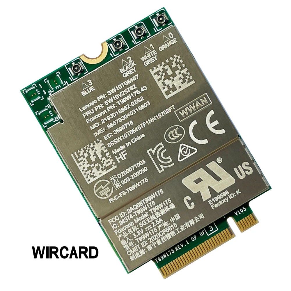 WITRカード-Yogaモデム,5g-14q8cx55,5g,nr m.2,5g,fru 5w10v25782 x55,5 g