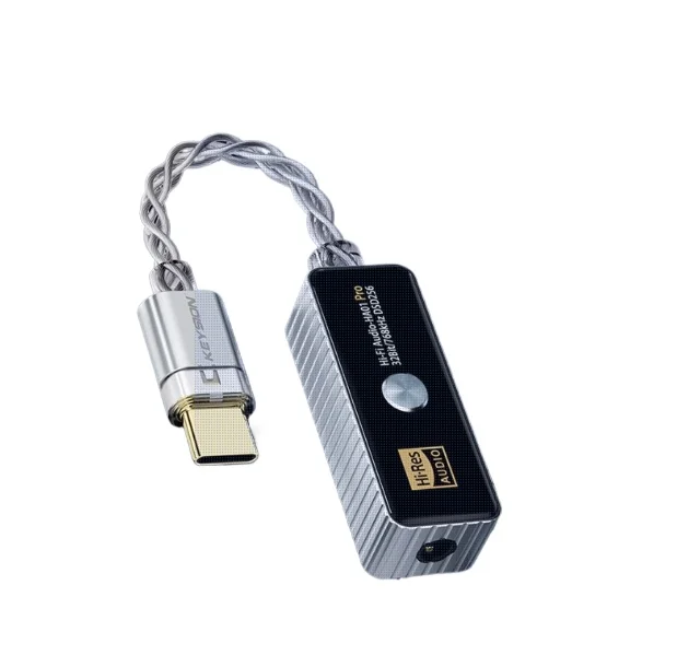 HA01 Dual DAC CS43198+CT7601 | Portable USB HiFi Headphone Amp 32Bit/768kHz DSD256 Lossless Dongle