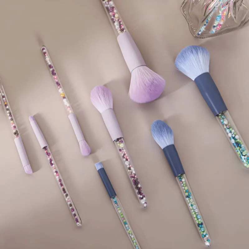 5pcs 캔디 컬러 메이크업 브러쉬 파우더 블러셔 브러쉬 컨터팅 파운데이션 메이크업 도구 아이 섀도우 블렌딩 뷰티 액세서리