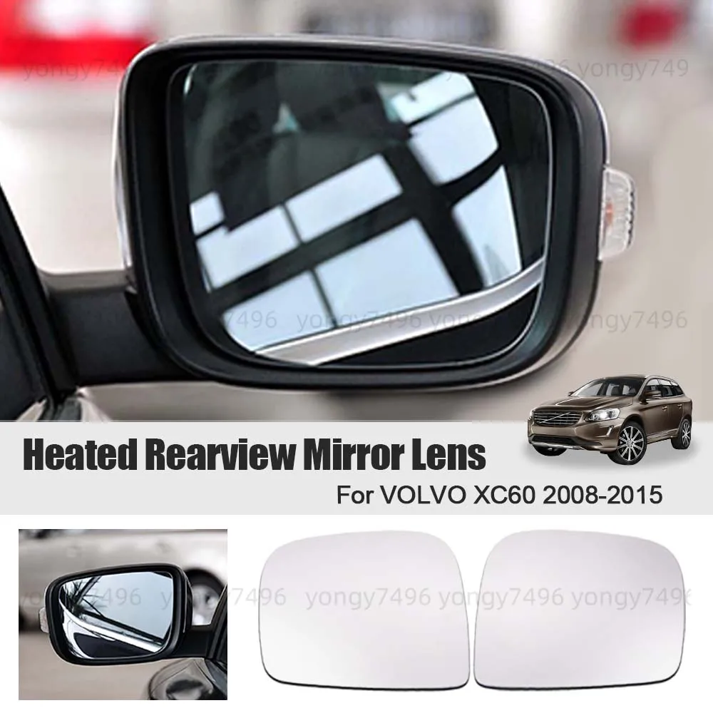 

Car Wide Angle Heated Rearview Mirror Lens For VOLVO XC60 2008 2009 2010 2011 2012 2013 2014 2015 Cars Accessories Replace