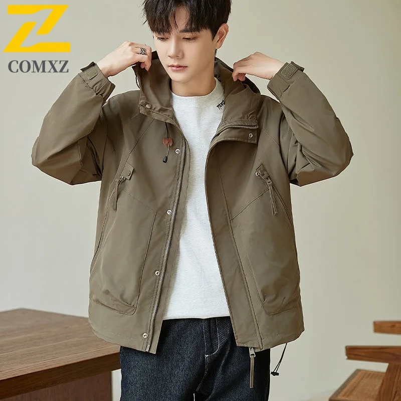 

Men's High-Quality Mountaineering Racing Jacket Lightweight Camping Stylish Walking Windbreaker Jacket Travel Comfortable Coat