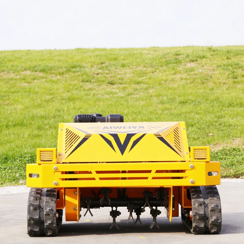 

Customized farm weeding and weeding all-in-one machine, all terrain tracked remote control lawn mower