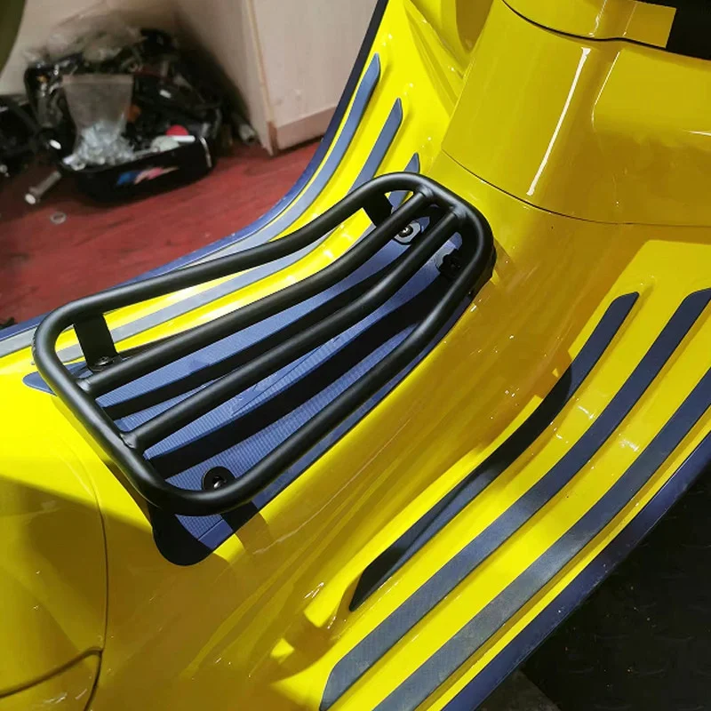 For Vespa GTS300 Primavera 150 Sprint 150 Front Rack Luggage Rack CNC Aluminum Footrest Accesorios Moto Accessori Moto