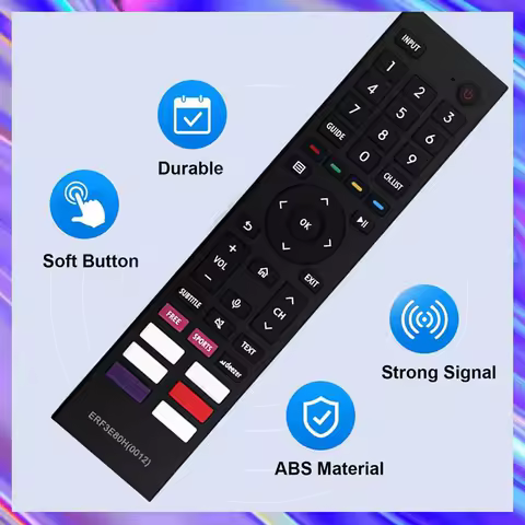 M09K 2X Replace ERF3E80H Remote Control For Hisense TV 43A6BG 43A6G 50A6BG 50A6G 55A6G