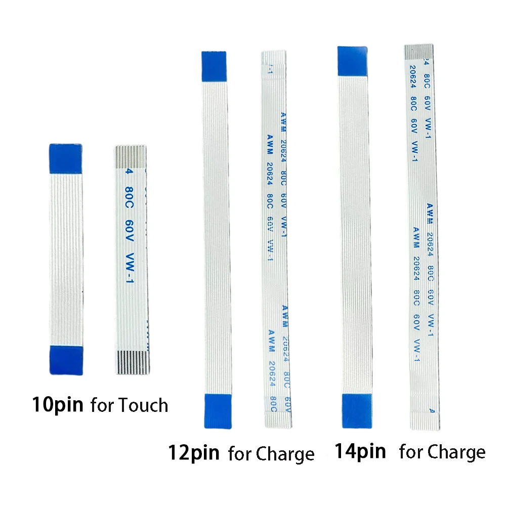 for PS4 Console Flex Cable 10 PIN Touch Board 12 PIN Charging Board 14 PIN Light Ribbon Connector for Sony PlayStation 4 Repair