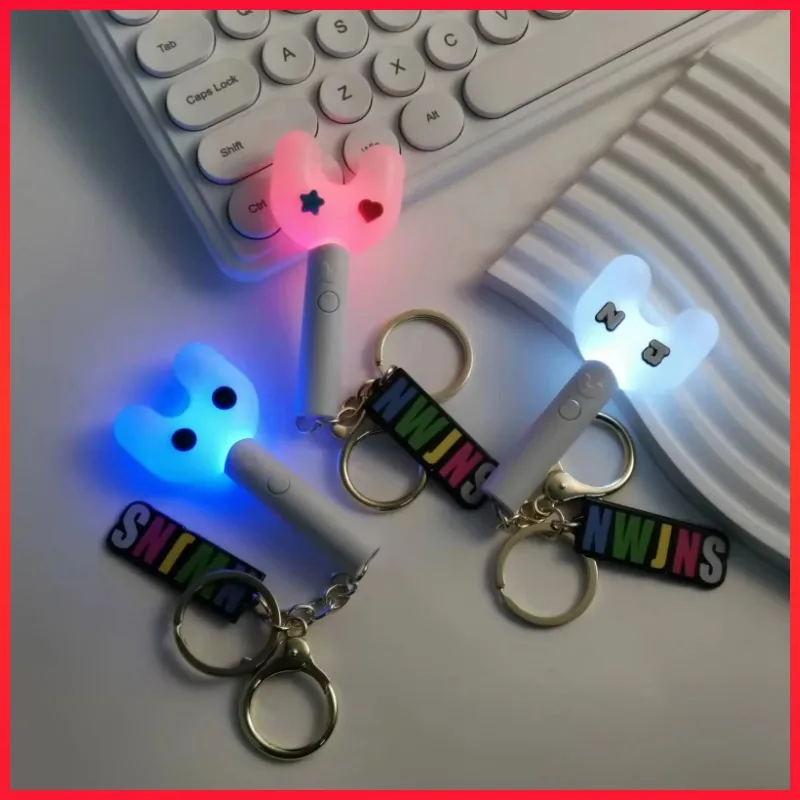 newjeans   light stick Korea Kpop Lightstick lamp keyring luminous rod with electronic light pendant peripherals same style
