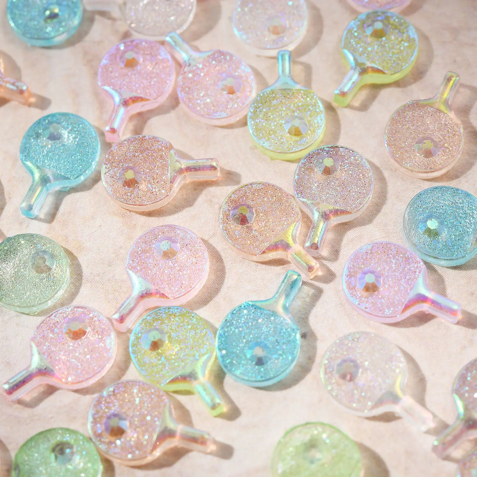 

50/100 шт., ювелирные изделия для дизайна ногтей из смолы, трехмерные макароны, одежда для настольного тенниса, украшения для ногтей, чехол для телефона, шпилька, аксессуар «сделай сам»