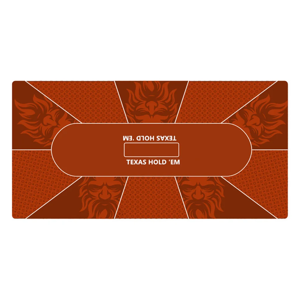 

Thickened Anti-slip Rubber Casino Texas Hold 'em Poker Mat Mahjong Poker Game Table Poker Mat for Gatherings Accessories