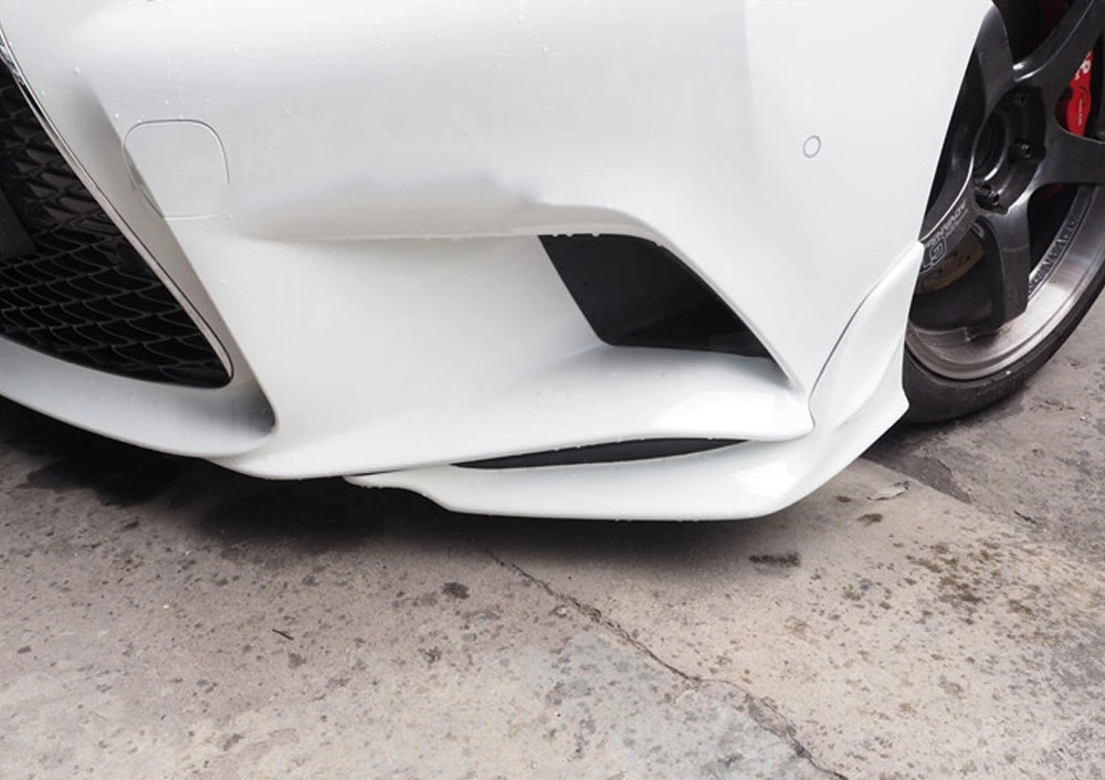

JCYECF Carbon Fiber Material Front Bumper Lip Splitters for Lexus IS250 300 IS F Sport Sedan 4 Door 2013-2016