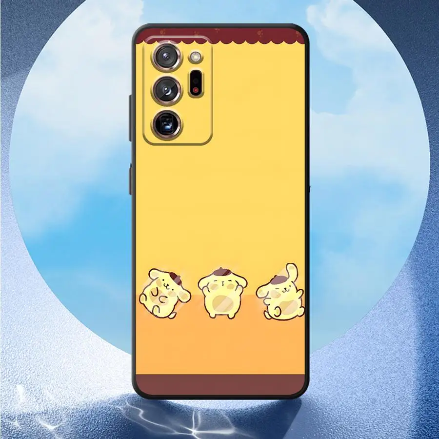 サンリオ キュート クロミ アート ブラック ソフトフォンカバーケース サムスン ギャラクシー ノート S10 10 Plus S9 8 20 Ultra 9 S8用