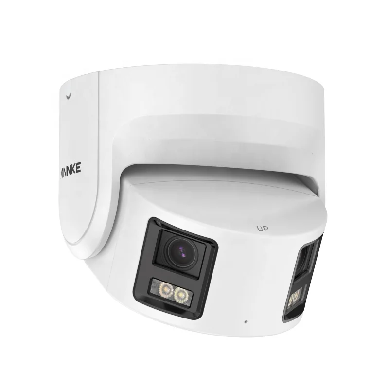 ANNKE 8MP 4K بانورامية AI AcuSense ColorVu POE IP كاميرا الأمن في الهواء الطلق IP67 مانعة لتسرب الماء CCTV دعم 2-Way الصوت