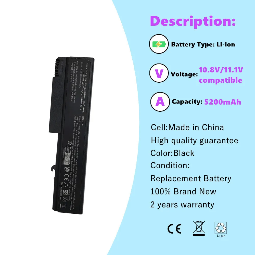 Laptop Battery FOR HP ProBook 6440b 6445b 6450b 6540b 6545b 6550b HSTNN-LB0E HSTNN-UB68 HSTNN-UB69 HSTNN-XB0E HSTNN-XB24