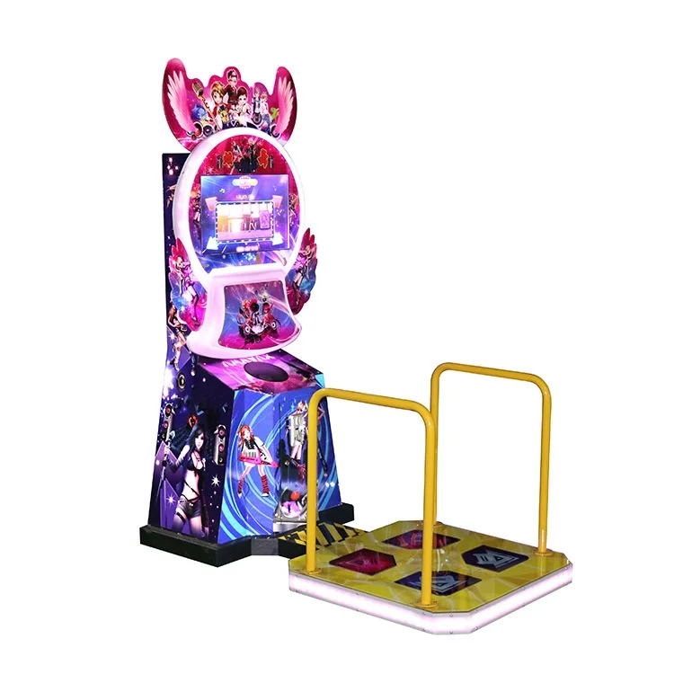Kids Electronic Video Music Arcade Dance Game, 2 in 1 Entertainment Machine for Children, Amusement Park Game Equipment