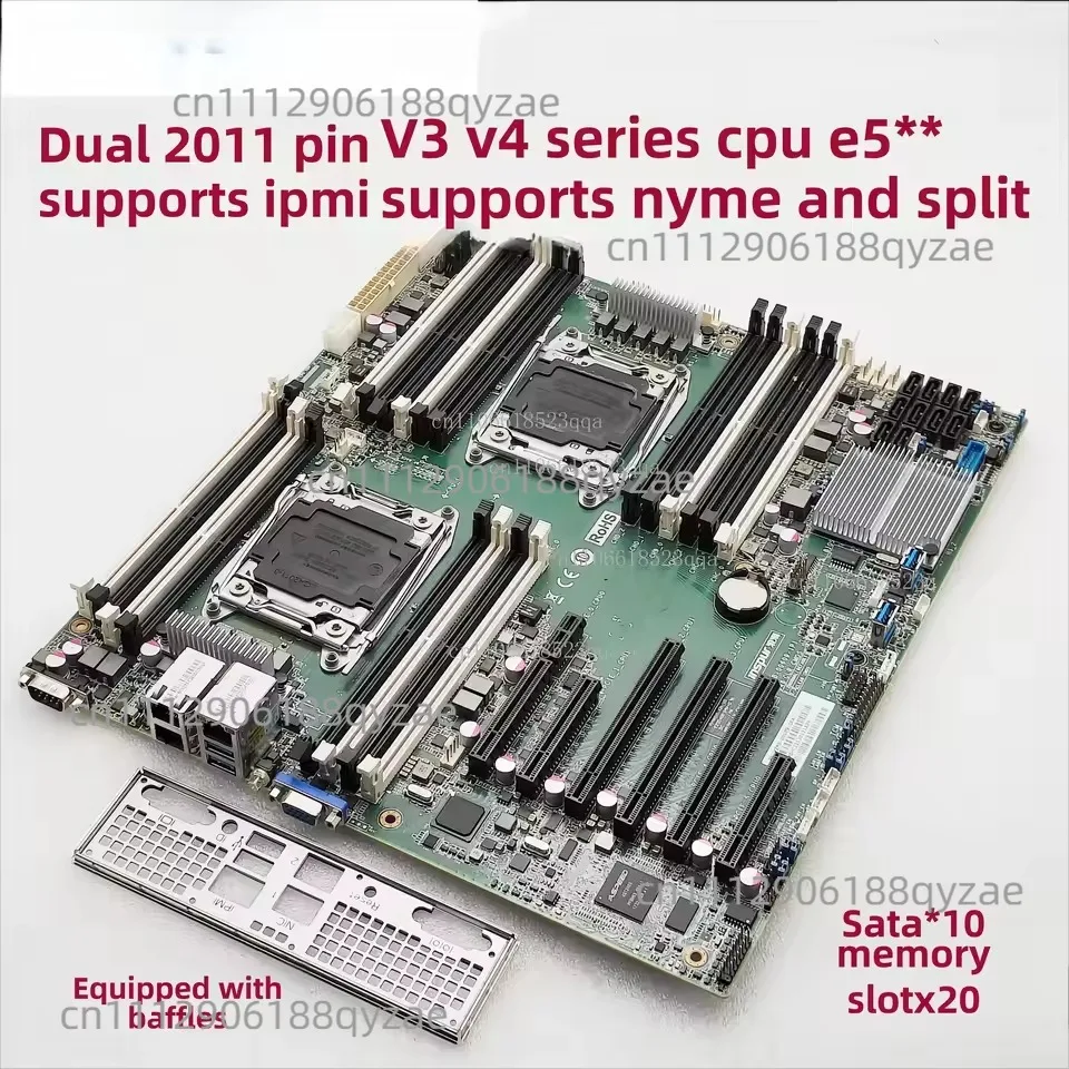 X99 Motherboard X10DRL-I X10DRI DAI E5 V3V4 Home Silent E-ATX Motherboard