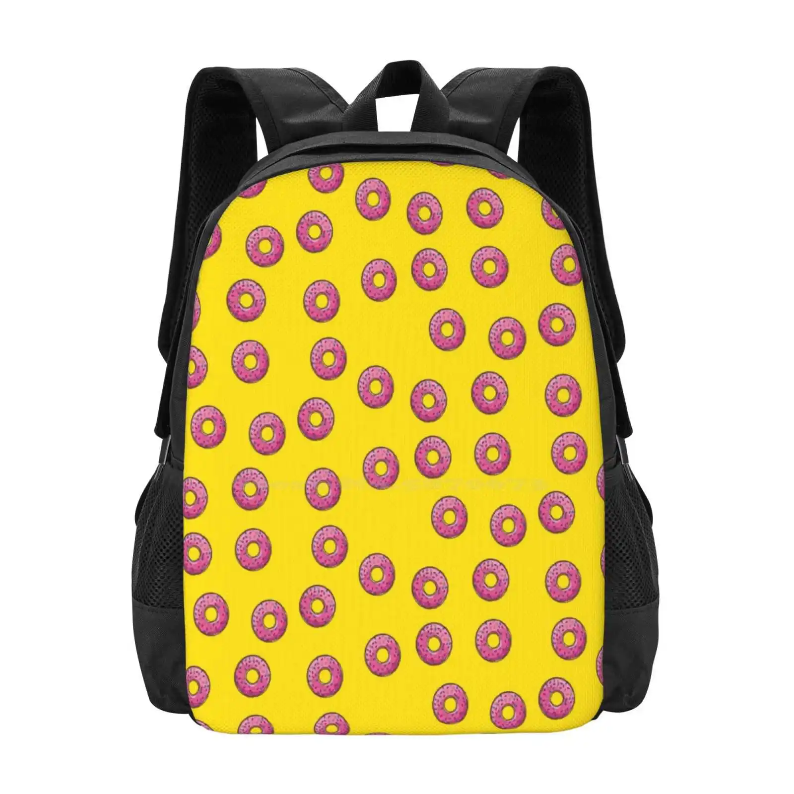 Delicious Donuts Bag Backpack For Men Women Girls Teenage Donuts Foods The Cartoon