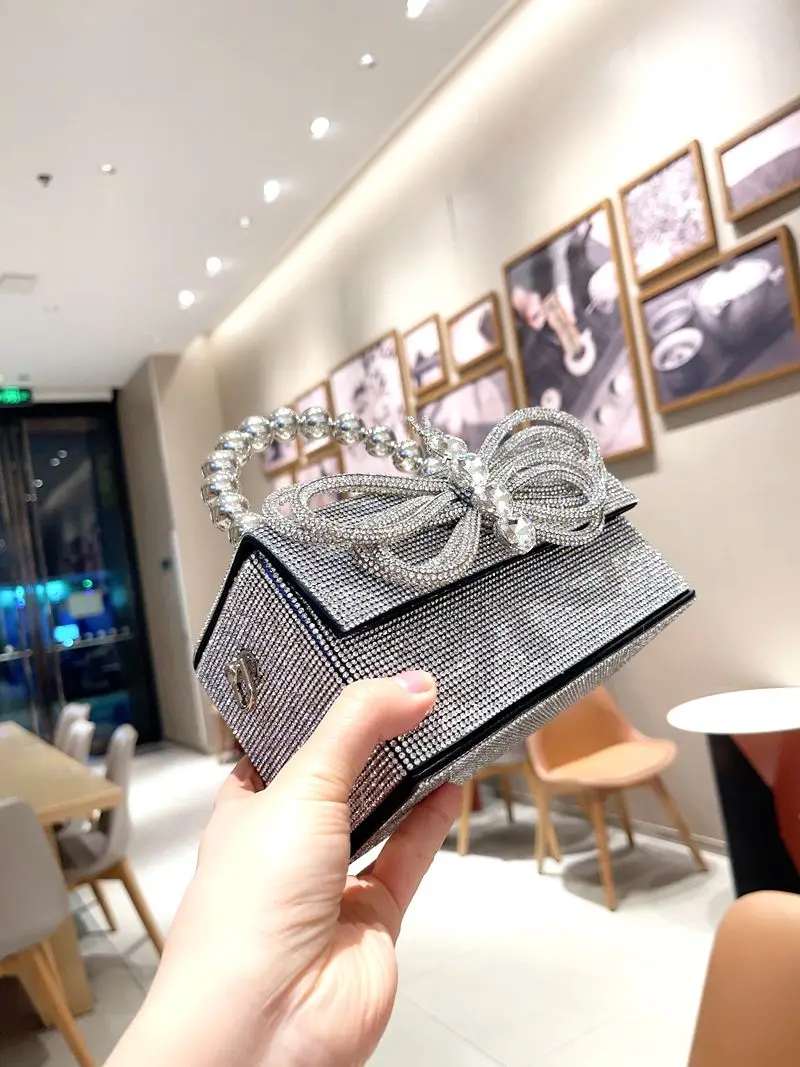 Designer de luxo bolsa feminina cristal brilhante strass diamante saco noite festa casamento bolsa embreagem ombro crossbody saco