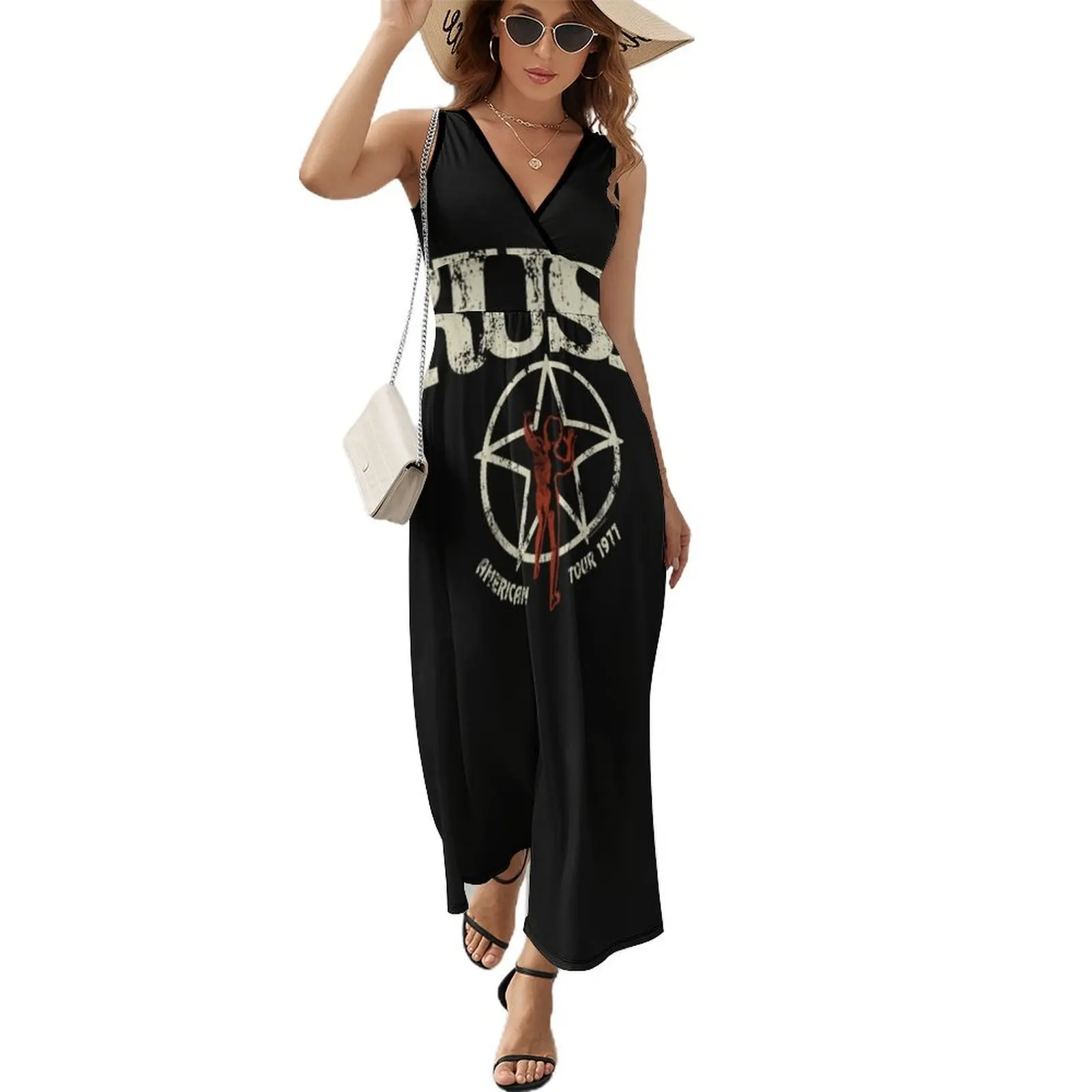 

Rush American Tour 1977 Rock Music Sleeveless Dress dresses korean style Women's skirt