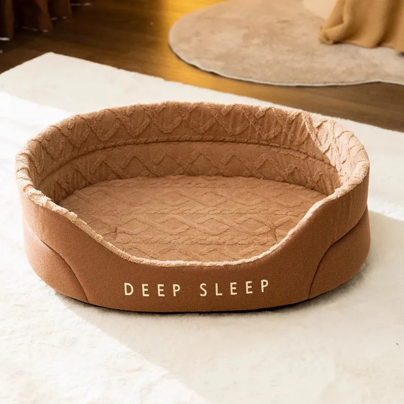 Big Bed Pet Sleeping Bed Large Dogs Accessories Pet Items Pet Medium Warm Cushion Mat Supplies Kennel Products Home Garden