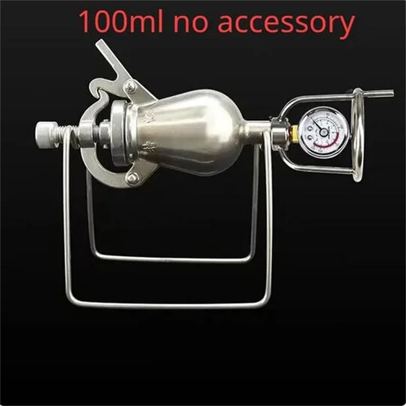 Hand Popcorn Machine Open Firing Popcorn Puffing Machine Stainless Steel Mini Popper Small Manual Popcorn Maker Open Firing