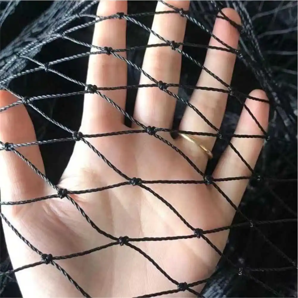 Heavy Black Nylon Netting Anti-Bird Net  Fishing Net Garden Fence Fruit Trees Protective Net Anti Bird Deer Cat Dog Chicken Net