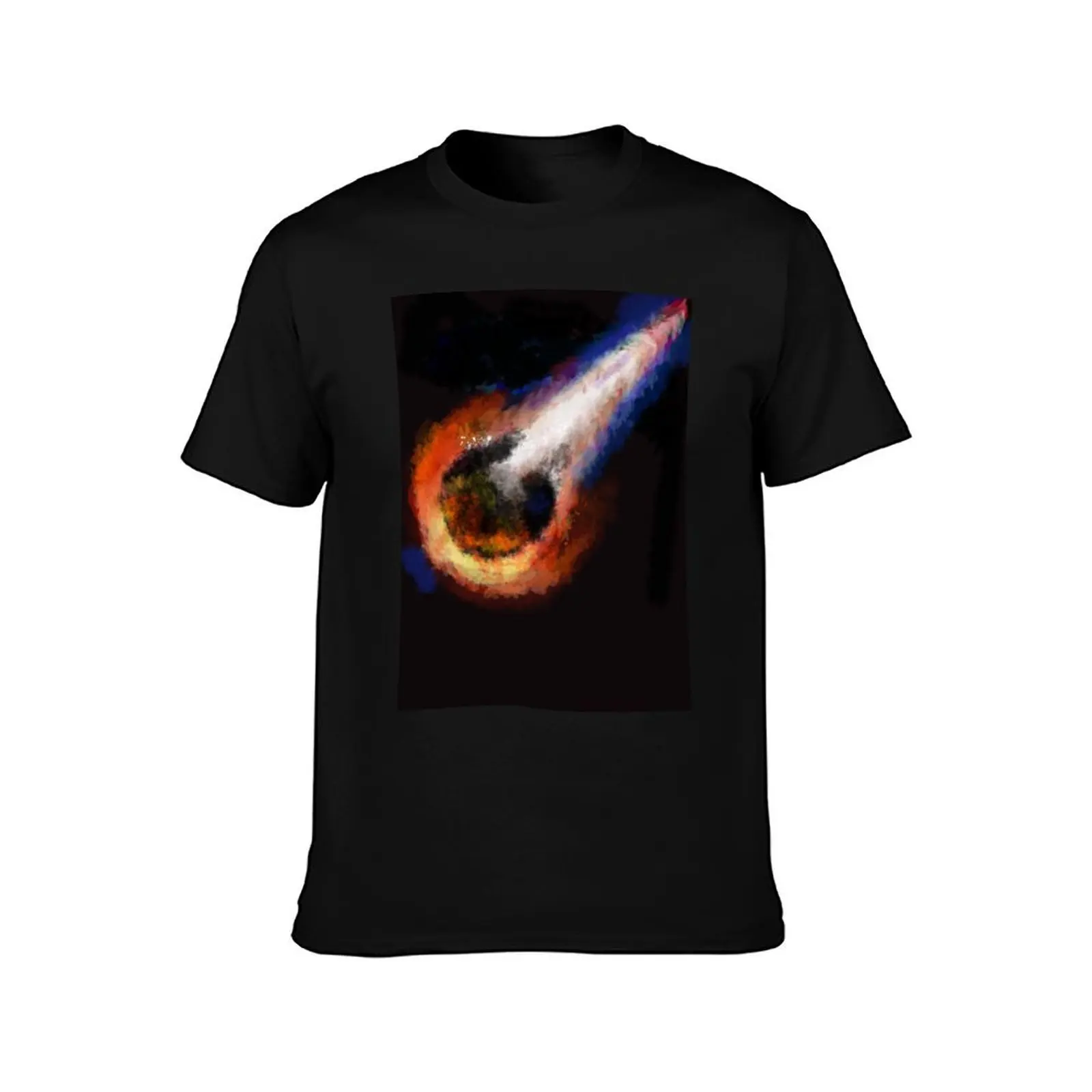Meteor T-Shirt All Match Basic Short Sleeve Top