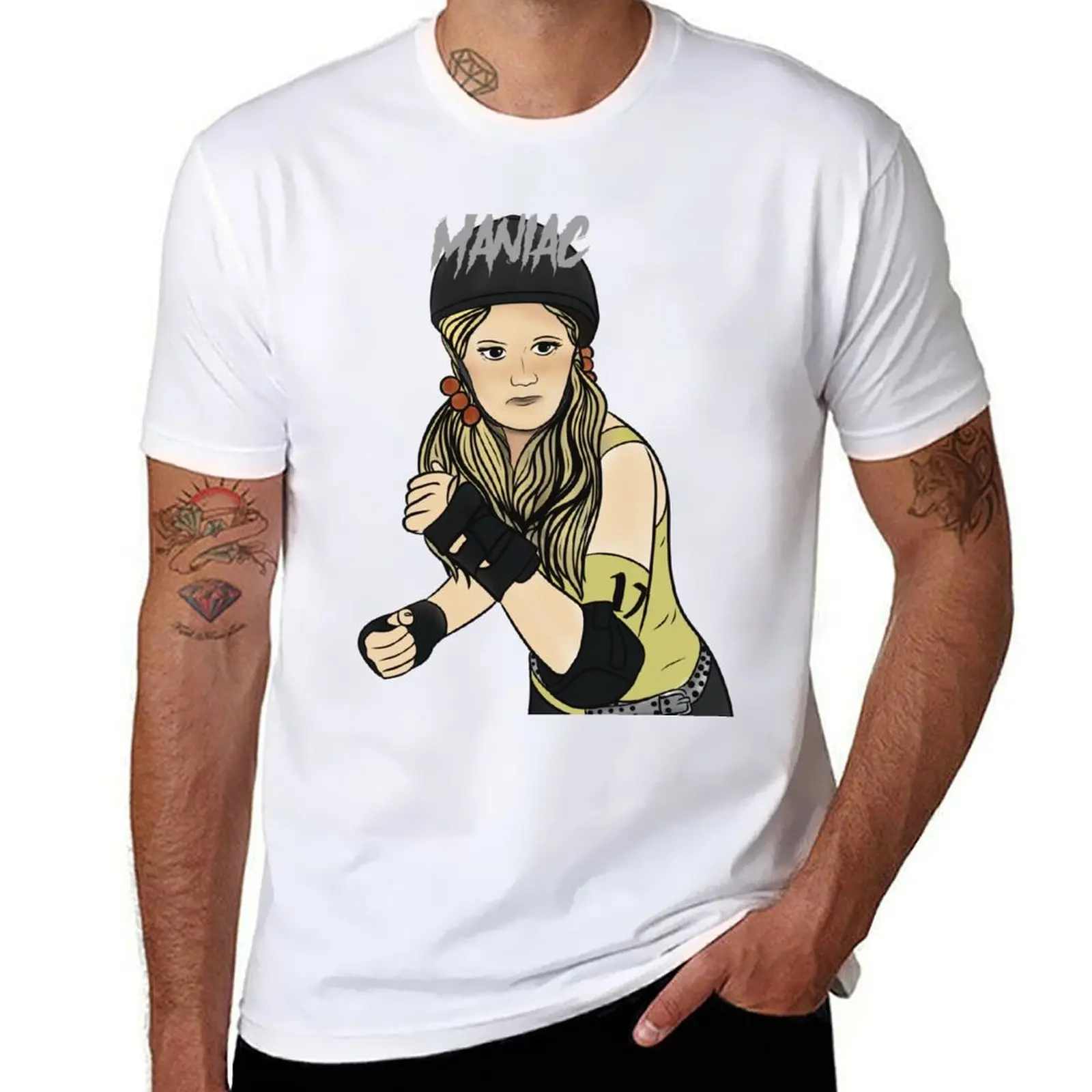 

Maniac, Juliet O'Hara - Yellow T-Shirt t shirts designer t shirt for man 100 percent cotton g man t shirts for men T-shirt