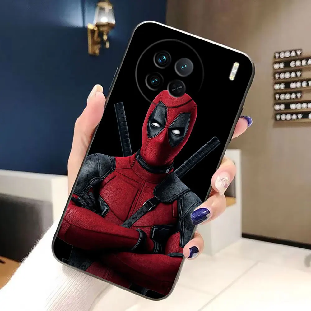 Marvel Deadpool Phone Case For VIVO V30 V30E V29E V27 V27E V25 V23 V23E V21 V21E V20 SE V19 S17 S16 S1 Silicone Case Funda Shell