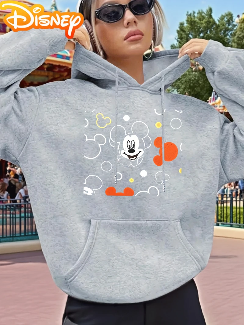 Las sudaderas con capucha de mujer de Disney son adecuadas para el uso diario en otoño e invierno. La tela es suave, cómoda y lavable a máquina.