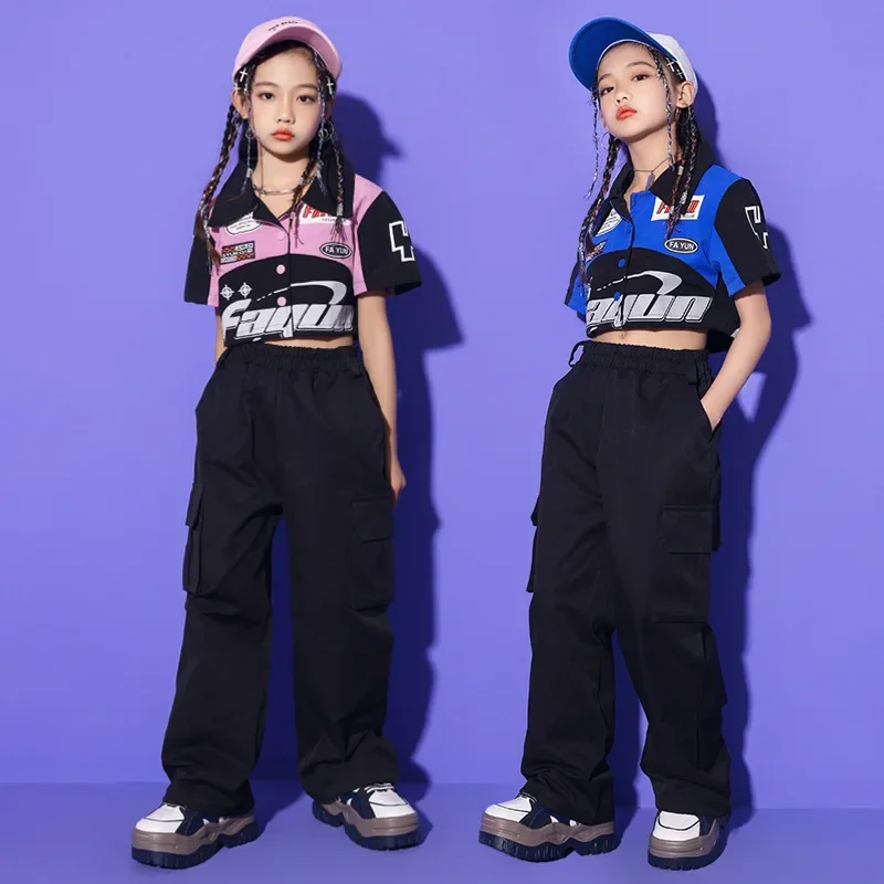 

Girls' Jazz Dance Costume Handsome Japanese Street Dance Performance Costume Set Walking Show Stage Trend