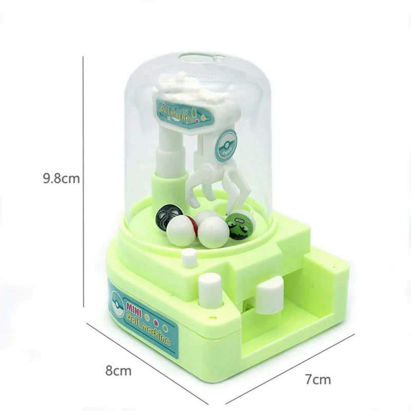 Children Claw Machine Game Capsule Toy Mini Cute Catch Doll Machine Toy Catch Game Crane Machines Children Xmas Birthday Gift