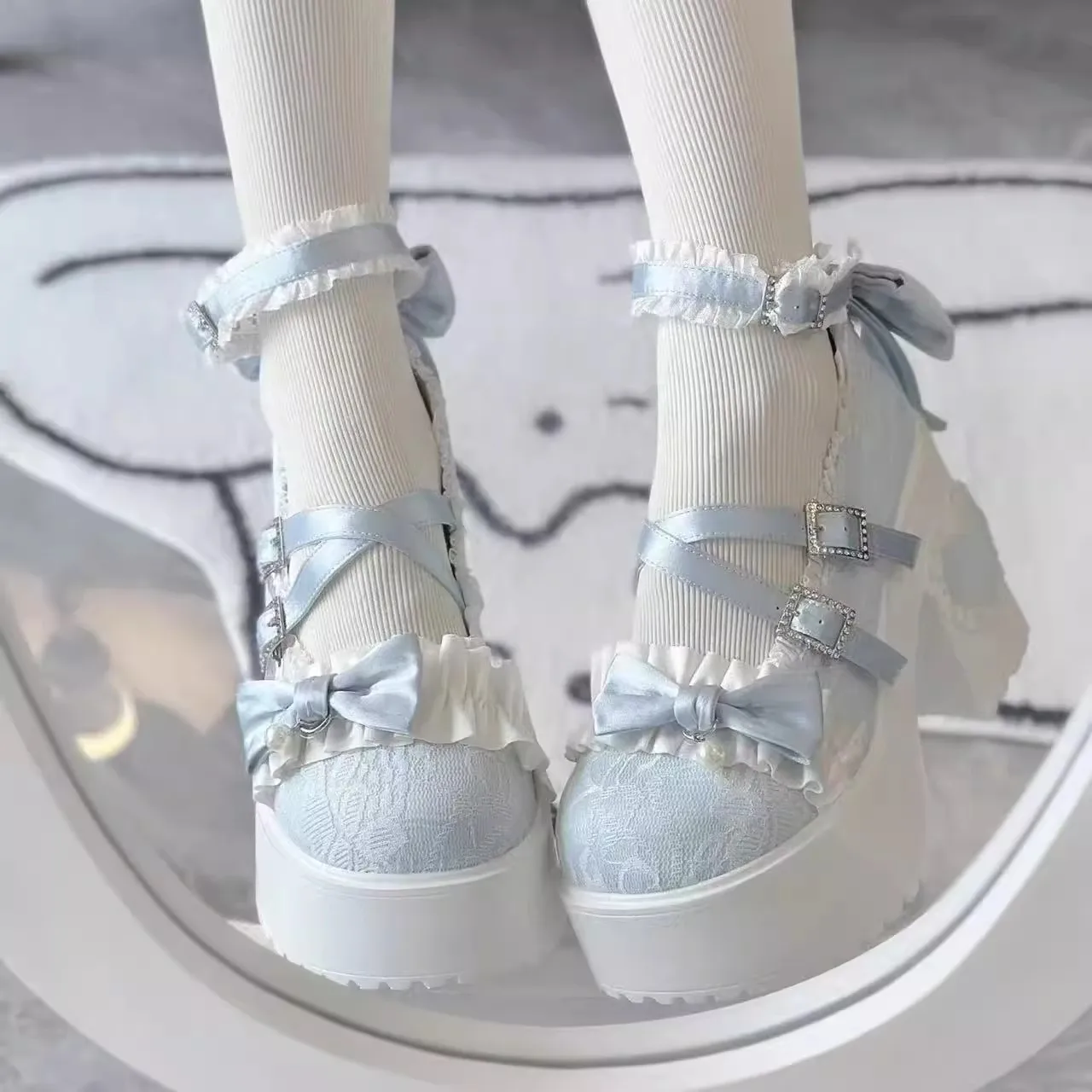 

Lolita Original Sweet Girl Cosplay Mary Jane Shoes Jk Fashionable And Comfortable Lo Shoes Japanese Girl Tea Party Single Shoes