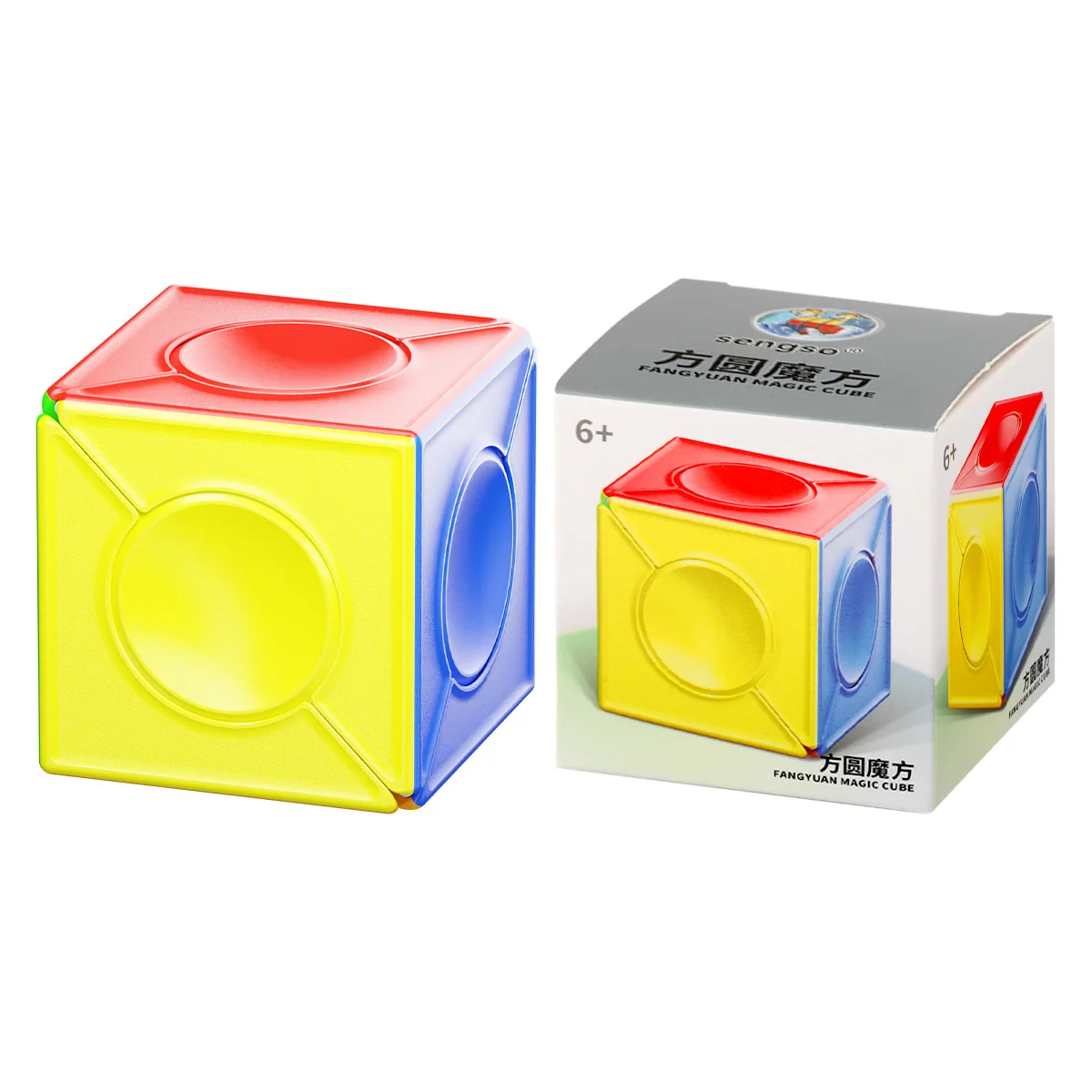 

ShengShou Magic Cube FangYuan Stickerless Speed Cubo Magico Sengso Professional Puzzle Educational Toys For Children Gift