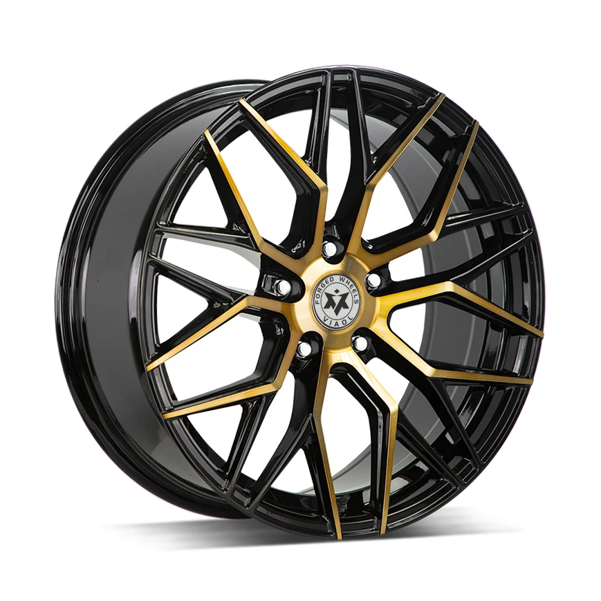 Luxury Rines 17 18 19 Inch 4x100 5x114.3 112 120 Spined Spoke Forged Wheels Rim for Cars  VW Cadillac