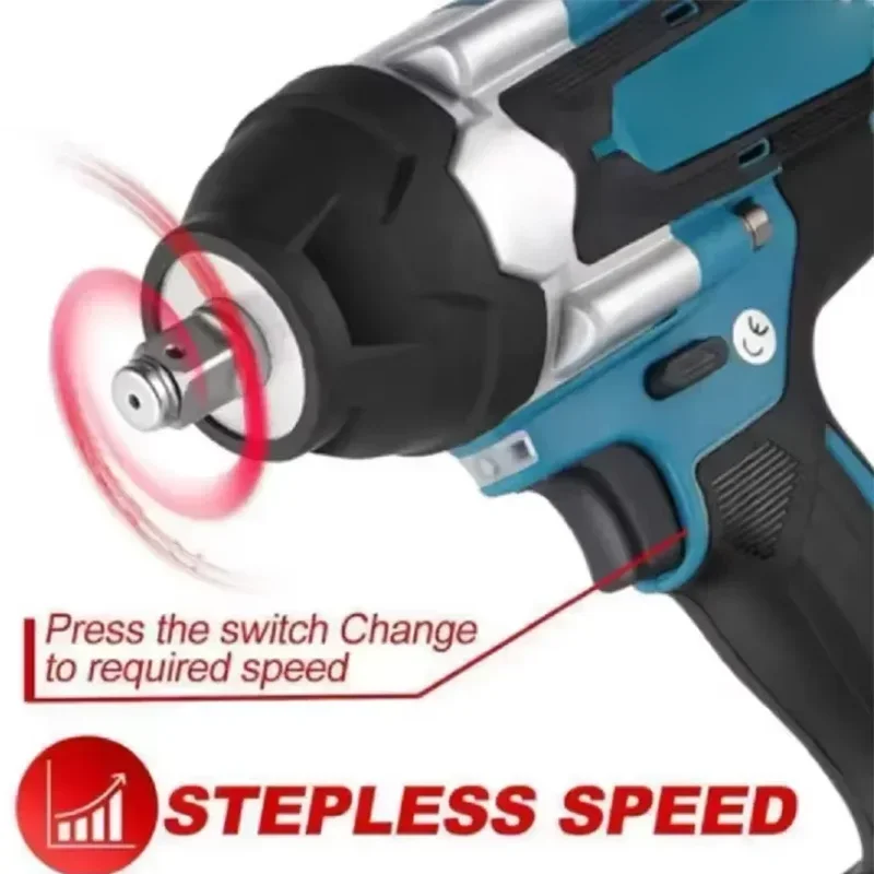 마키타 DTW700 브러시리스 전동 렌치 고토크 18V 무선 드릴 드라이버 충전식 전동 공구 토크 렌치