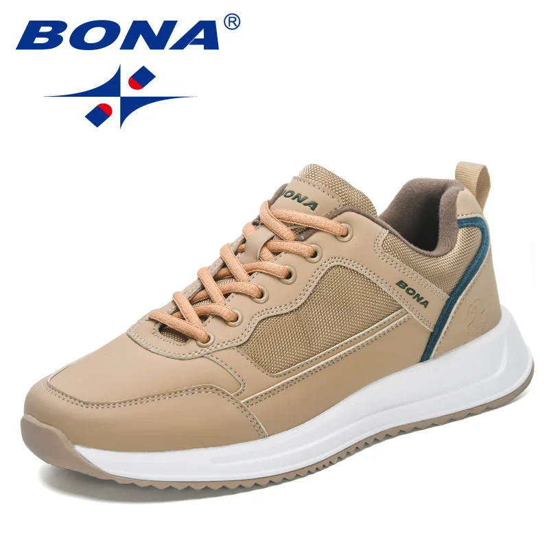 

BONA 2023 New Shoes Men Outdoor Walking Shoes Man Casual Lightweight Sneakers Leisure Footwear soft and comfortable Casual Sho