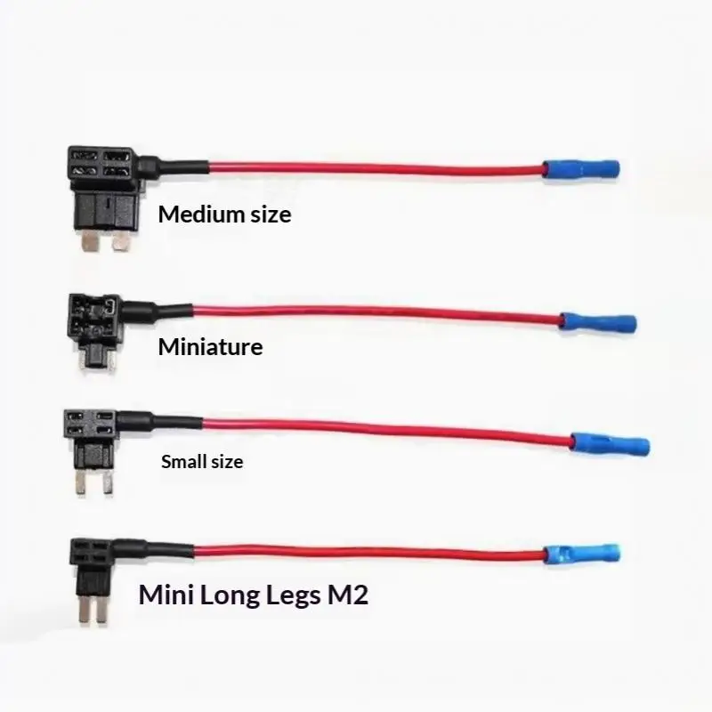 1Pcs Add-a-circuit TAP Adapter 12V 24V MINI SMALL MEDIUM Size Car Fuse Holder 10A Micro Mini Standard ATM Blade Fuse