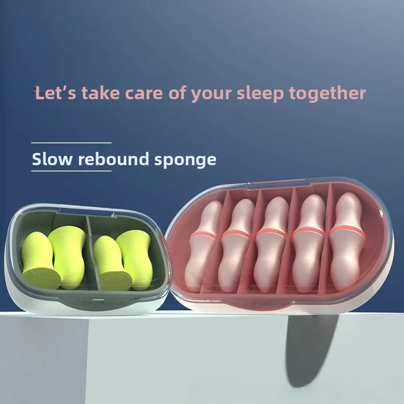 Super Soundproof Earplugs, Noise Proof Sleep Tool, Student Dormitory Mute Special Super Noise Cancelling Earplugs