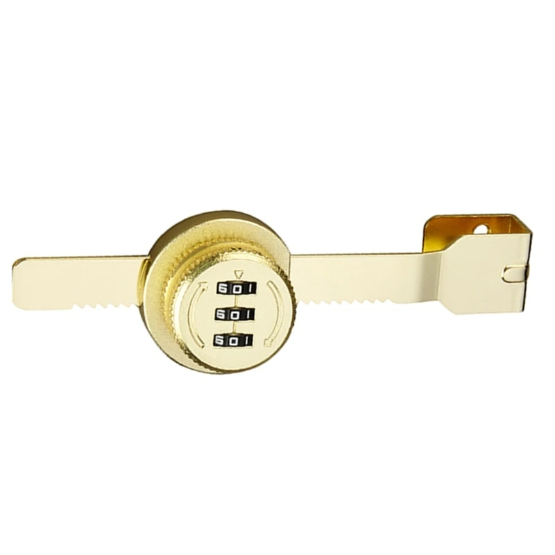 Mechanical รหัสผ่านล็อค Heavy Duty Anti-theft Security ประตูล็อค Thicken Keyless Latches สำหรับประตูหน้าต่าง Dropship