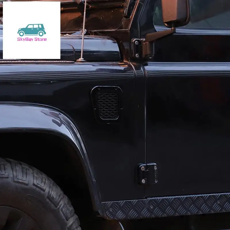 

Car Fender Air Intake Protective Net For Land Rover Defender 2004-2019 Side Wing Ventilation Grille Decorative Stickers