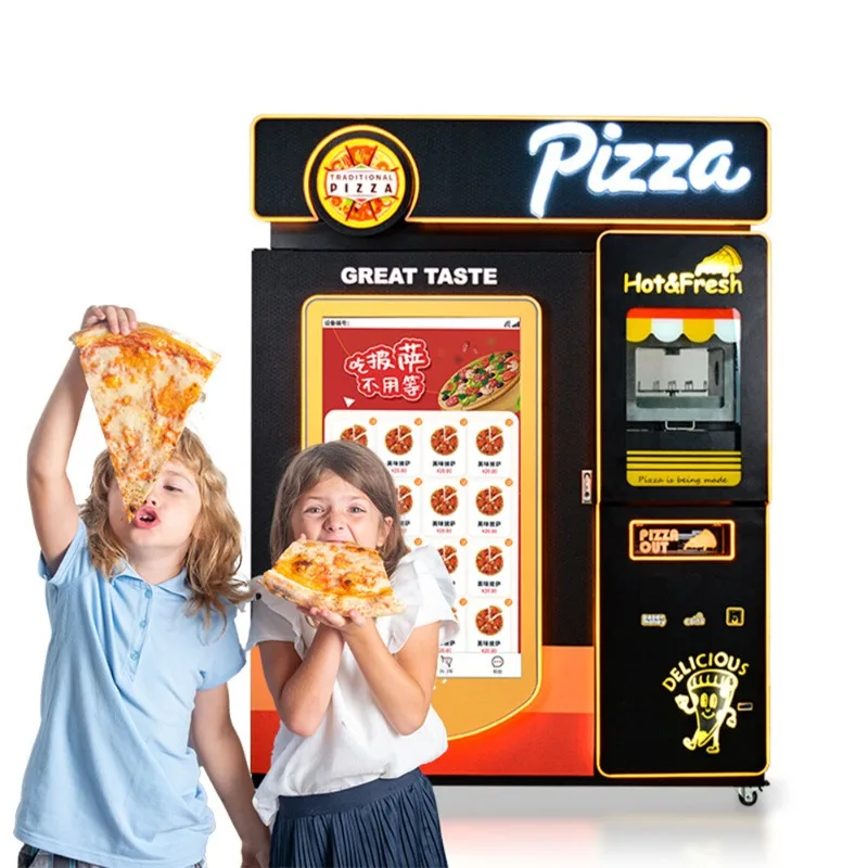 Dispensador de Comida para Pizza, Equipo de Servicio de Pizza Eficiente y Personalizado para Edificios de Oficinas, Campus, Tiendas y Estaciones
