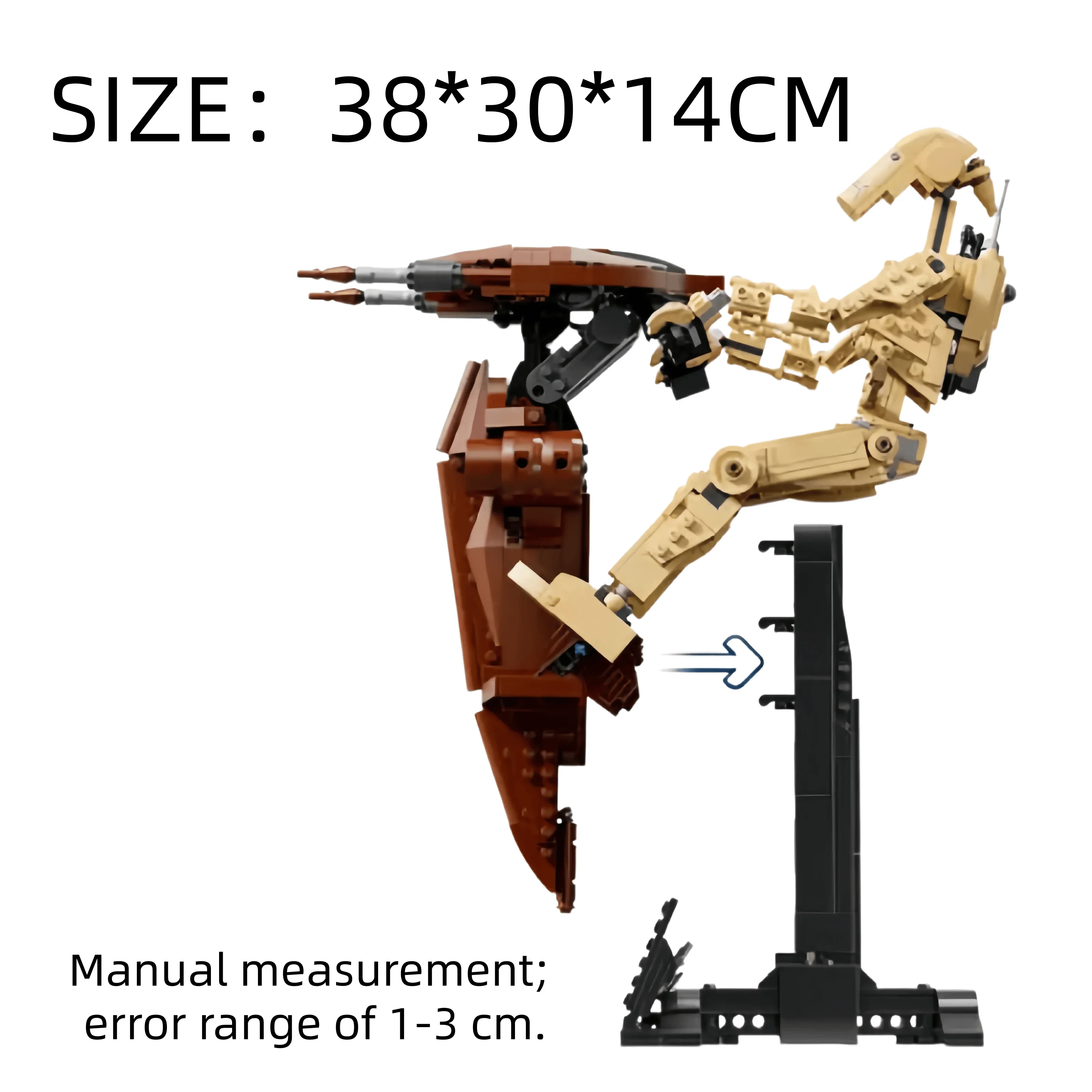 2026 Neu 1088-teiliges Pädagogisches Kreatives Dekorations-Spielzeug Erwachsenen Weihnachts-Geburtstagsgeschenk UCS Roboter-Modell Bausteine – Detail 3