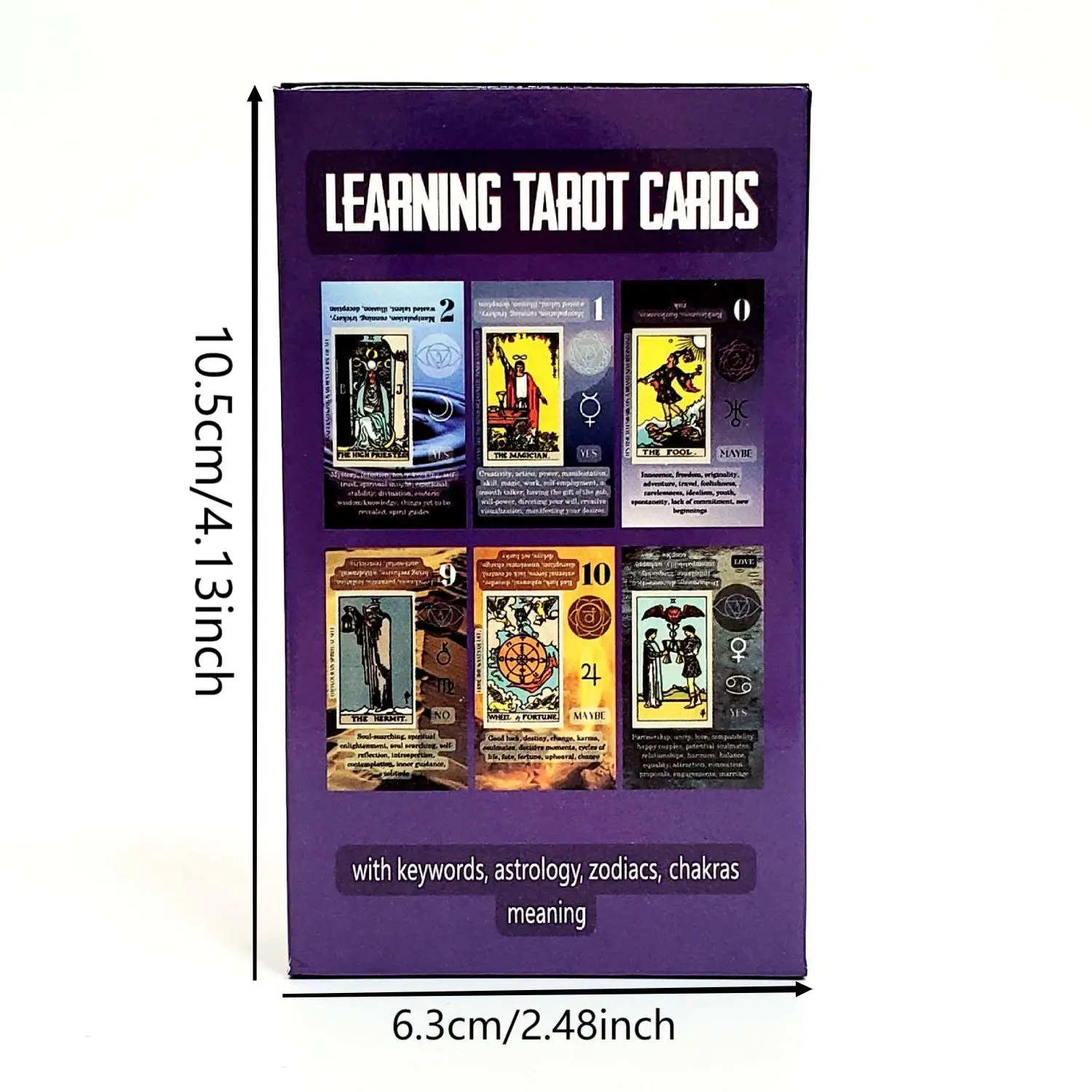 Learning Tarot With Meaning On It Decks 10.3x6cm High Quality 78pcs Cards Divination Board Games Party Entertainment Games