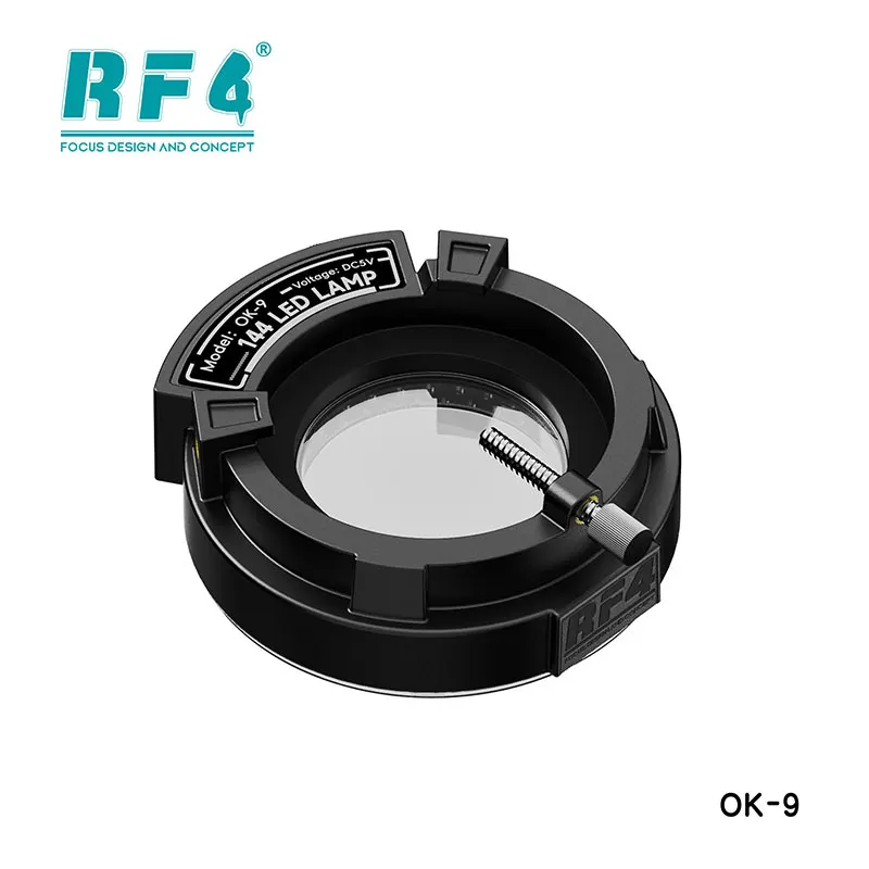 

RF4 OK-9 144 светодиода кольцевой светильник для микроскопа с питанием от USB пылезащитный объектив без теней освещение для прецизионной паяльной станции SMD