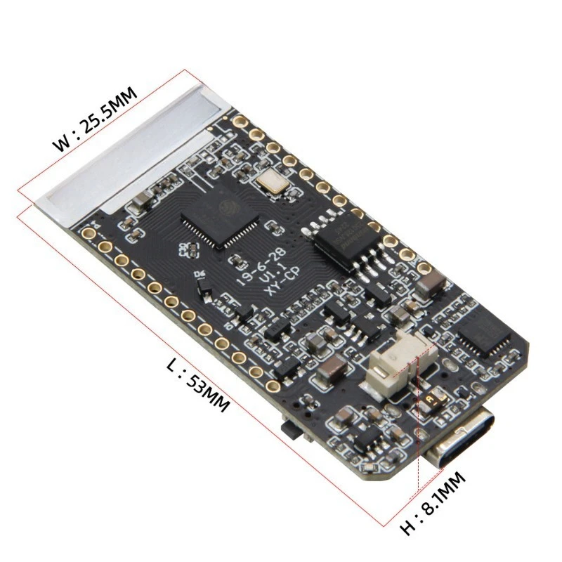 For T-Display MCU32 WiFi Bluetooth Module 1.14 Inch LCD Development Board