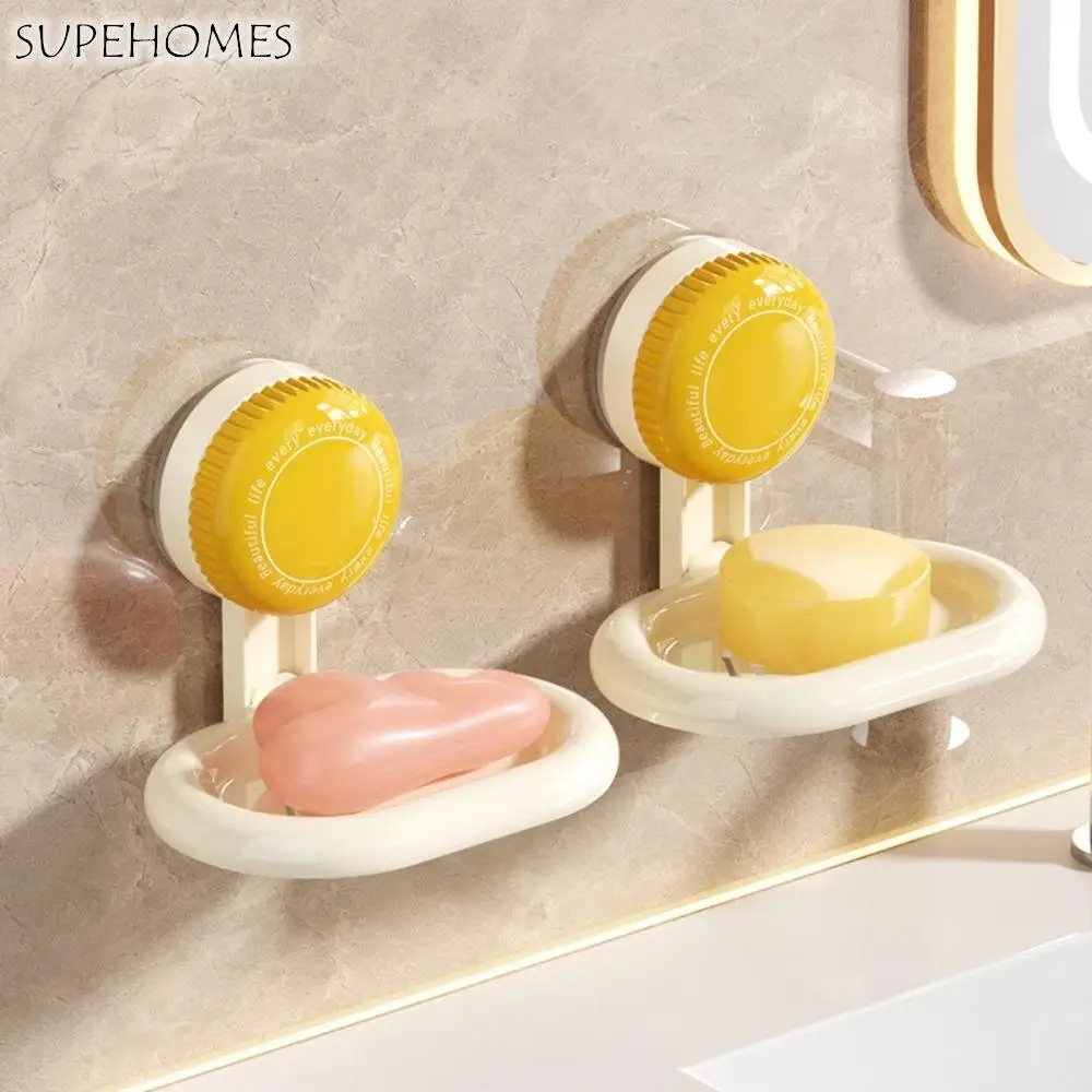 

2 шт./компл. настенная вращающаяся установка мыльница съемная пластиковая мыльница для слива воды противоскользящая без дырокола