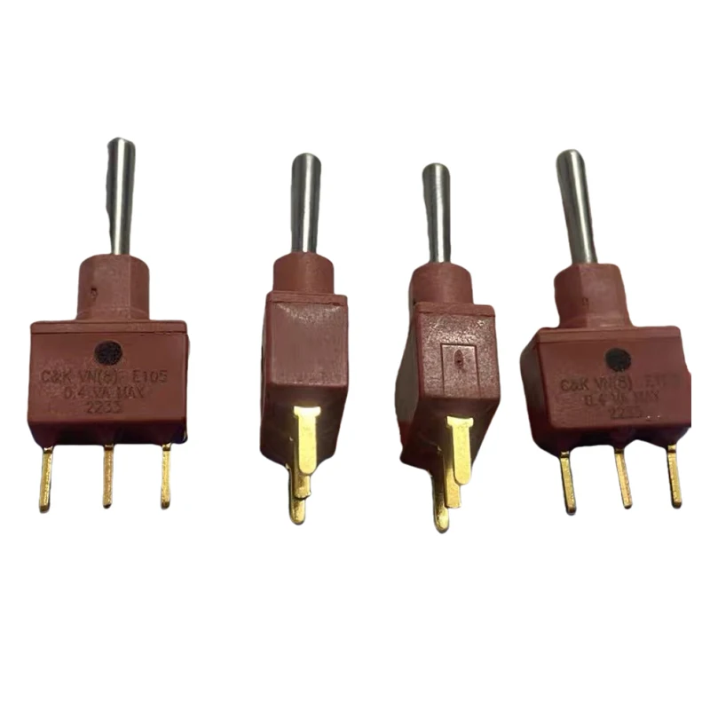 

1PCS/LOTS 100% USA C&K E105SD1CBE Dual Reset Button Switch 3-pin 3-position Moving Head Rocker Self-Ejecting Button 0.4VA IC