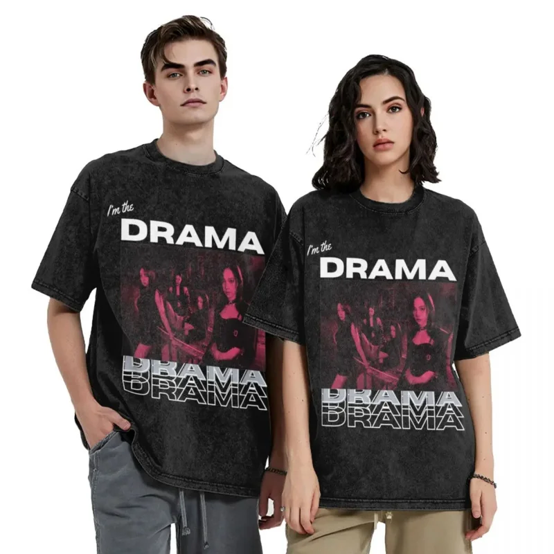 Women Men Aespas Drama Idol Shirt Graphic Retro Outfit Tees New Arrival