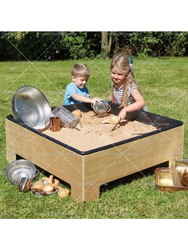 Montessori Sand and Water Table Outdoor Sensory Play Tray for Toddlers Nursery Kindergarten Preschool